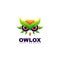 OWL LOGO DESIGN CONCEPT COLORFUL