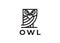 Owl logo line icon