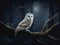 Owl\\\'s Watch: Silent Guardian of the Moonlit Forest