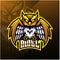 Owl sport mascot logo design