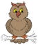 Owl (vector clip-art)