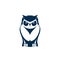 Owl wise bird isolated feathered animal mascot