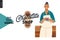 Owners - small business graphics - chocolate shop