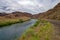 The Owyhee River Road runs along the river in eastern Oregon, USA