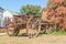 Ox-wagon on display in Philippolis