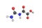 Oxaluric Acid, also known as Oxalureate. 3d model