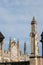 Oxford, All Souls College UK 18/07/2019 view from Radcliffe Square dark sky