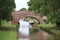 Oxford canal bridge and narrowboats