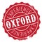 Oxford stamp rubber grunge