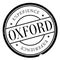 Oxford stamp rubber grunge