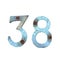 Oxidated 3 8 digits isolated