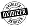 Oxidizer stamp on white