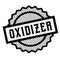 Oxidizer stamp on white