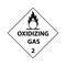 Oxidizing gas sticker