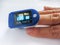 Oximeter to determine the percentage saturation of oxygen in hemoglobin