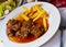 Oxtail in sauce - Rabo de toro. Spanish dish