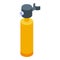 Oxygen bottle icon isometric vector. Dive underwater