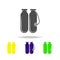 oxygen tanks for diving multicolored icons. Element of beach holidays multicolored icons can be used for web, logo, mobile app, UI