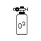 Oxygen tanks Glyph Vector Icon that can easily edit or modify.