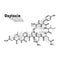 Oxytocin Hormone Structural chemical formula