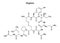 Oxytocin structural formula of molecular structure