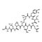 Oxytocine chemical formula, hormone of love