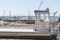 Oyster aluminum boat at Cap Ferret in France