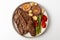 Oyster Blade Steak on a white background