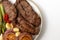 Oyster Blade Steak on a white background