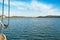 Oyster farm buoys In Corsica, France