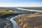 Oyster farming harbour near Arcachon