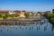 Oyster farming harbour near Arcachon