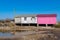 Oyster huts on the Oleron island