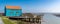 Oyster huts on the Oleron island