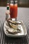 Oysters with chilli & ginger