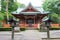 Ozaki Shrine in Kanazawa, Ishikawa, Japan. The shrine is dedicated to both Tokugawa Ieyasu and Maeda