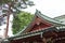 Ozaki Shrine in Kanazawa, Ishikawa, Japan. The shrine is dedicated to both Tokugawa Ieyasu and Maeda