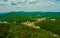 Ozark Mountains Surrounding Hot Springs Arkansas City Cut in Forests