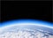 Ozone layer from space view of planet Earth