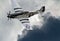 P-51 Mustang Fighter Aircraft in Flight