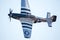 P-51 Mustang Fighter Airplane in Flight