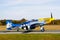 P-51D Mustang Fighter Plane on the Runway