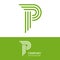 P letter logo design