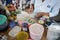 Paan chewing shop on the street in Yangon