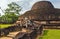Pabalu Vehera ruins in Polonnaruwa city temple Sri Lanka.