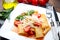 Paccheri with tomatoes sauce