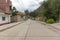 Pachacutec Street in the morning located in Shupluy, Ancash - Peru