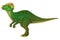 Pachycephalosaurus Cartoon Illustration