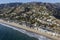 Pacific Coast Aerial Malibu California Homes