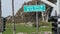 Pacific Coast Highway, historic route 101 road sign, tourist destination in California USA. Lettering on intersection signpost.